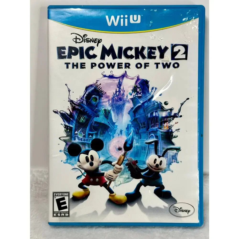Disney Epic Mickey 2 The Power of Two Nintendo Wii U Complete Tested Game
